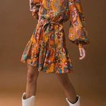 Flying Tomato New A Printed Woven Mini Mustard Dress Photo 1