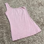 Bozzolo Baby Pink One Shoulder Tank Top Photo 1
