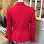 ZARA  Basic Shoulder Pads Hot Pink Single Button Blazer Size Medium Photo 5