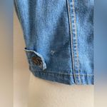 VTG Denim Republic Blue Bears Denim Sleeveless Front Pocket Vest, Size Large Photo 3