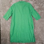 J.Jill 100% Linen Midi Shirt Dress Green Womens PXL Resortwear Beachy Travel Size undefined Photo 3