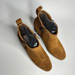 Blondo Siena Waterproof Suede Heeled Booties in Camel Photo 5