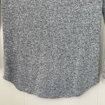 Old Navy  Long Sleeve Lounge Henley Top Grey Heather Scoopneck Button ~ Size M Photo 9