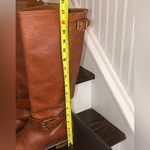 Lucky Brand  Brown Leather Knee High Moto Riding Boots SIZE 7 — 7.5 Photo 7