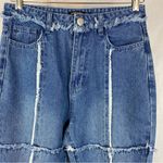 Nasty Gal  Blue Denim Flair Hem High Rise Jeans 6 Photo 3