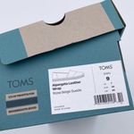 Toms NEW Alpargata Leather Wrap Flats Slip On Shoes Rose Beige Suede Braided Photo 4