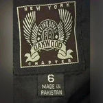 New York Oakwood Flying Bikes Women's 100% Leather Pants (353) Black Size 6 Photo 13