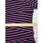 City Triangles Black with Pink Stripe Bodycon Dress Women Small Barbie Photo 5