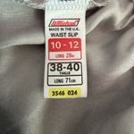 Vintage St Michael Liquid Satin Silver Waist Slip UK Size 10 Photo 5