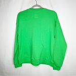 ZGY DENIM Zee Oversized Sweatshirt Electric Green NWT in XS Photo 4