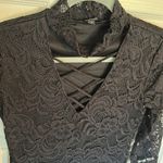 Ambiance Apparel Ambiance Black Lace Dress Photo 1