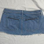 Revolve Love Mini Skirt in Denim DUNDAS x  Size 27 NWT Photo 3