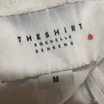 Rochelle Behrens  THESHIRT White Swiss Dot Ruffled Sleeveless Shirt  Photo 8