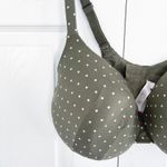 Cacique Green Square Polka Dot True Embrace T-Shirt Bra Photo 1