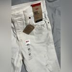 Levi's women's 501 original fit jeans, (new) white destructed, 26 regular Photo 11