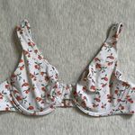 Abercrombie & Fitch Peach Print Bikini Top Size XL Photo 0