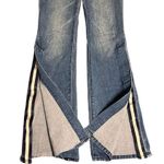 Nordstrom Blue Revival Isla Wide Leg Flared Mid Rise Denim Women’s Jeans 26 Blue Photo 6