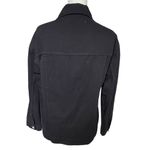 PacSun Women’s Distressed Denim Black Jacket Size XS/S Cotton Button Front Photo 3