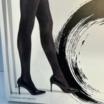 Natori  Perfectly Opaque Charcoal Tights M/L 50 Denier Appearance Control Top Photo 3