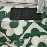 PacSun Green Print High Rise Straight Jeans Photo 6