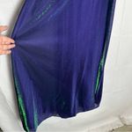 Blondie Nites Vintage 90’s Y2K Purple Green Holographic Rhinestone Empire Dress Photo 4