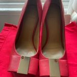 Tory Burch Red Heels with Decorative Bow Photo 0