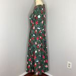 Collectif Suzanne Christmas Tree Swing Dress Size UK 18 Green Photo 3