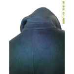 Mango New NWT Womens XXS MNG Handmade Wool Coat Belt Dark Teal Blue Picarol Photo 13