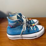 Converse  Chuck Taylor All Star‎ Lift Platform High Embroidered Bracelet Blue 5.5 Photo 2