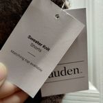 Auden NWT Women's Plus Size 2X Brown Fleece Fuzzy Cozy Sweater Knit Shorts Photo 5