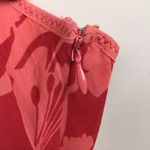 American Eagle VTG Women’s Red Floral Print Lettuce Trim Tank Sheath Dress Photo 7