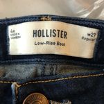 Hollister Womens Low-Rise Bootcut Jeans W27 Regular 4R Dark Wash Cotton Blend Photo 2
