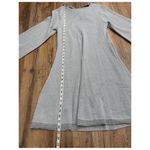 J.Crew Silver Metallic Merino Wool Dress Twist Back Long Sleeve Size M Red Size M Photo 6