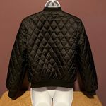 Eilly Bazar New Midnight Black Quilted Jacket Size Medium Photo 5
