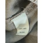 J.Jill Linen Pants Pull On Elastic Waist Casual Neutral Trousers Medium Office Tan Photo 4