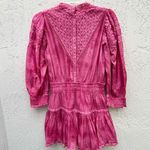 Love Shack Fancy  Viola coton ruffle mini dress in pink Bordeaux size P / XS Photo 7