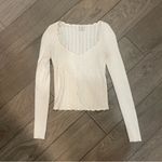 Wilfred Aritzia Soloist Sweater Light Birch Photo 1