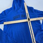 Nike Dri-FIT Hoodie Shirt Womens Small Blue Just Do It Long Sleeve Pullover Photo 8