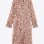 ZARA NWT-  Sequin Shirt dress Photo 6