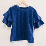 Kim And Cami Blue Top - Size Small Photo 1
