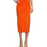 Antonio Melani  linen midi skirt slit maxi knotted penny dorothy ruched bright Photo 3