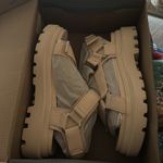 Palladium  Pallacruise Platform Sandal Sand Tan Cream Size 7 Photo 3