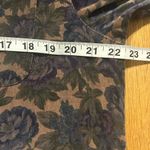 Jones New York Vintage New Sport Women’s Medium Dark Floral Jacket Photo 4