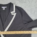 Peter Nygard Nygard Women's Blazer Black Contrast Trim Golden Buttons Plus Size 1X Photo 5