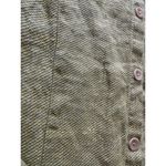 Flax  Linen Button Down Layering Top Women Large Spring Summer Fringe Beach Trip Photo 10