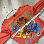 Urban Outfitters  Top eternal lovers tiger graphic crop womens Orange (small) y2k Photo 3