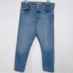 Levi's  Wedgie Straight Premium Jeans Jive Sound Button Fly Size‎ 32 Photo 1