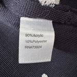 Ming Wang  Navy Blue White Blazer Jacket Sweater Cardigan XL Photo 3