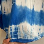 Torrid Blue and White Tie-Dye Sleeveless Top Women’s sz 2 (2X 18/20) summer fun Photo 4