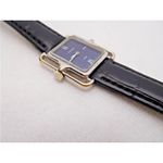 Christian Dior x Bulova women’s retro vintage black/silver watch with blue face Photo 7